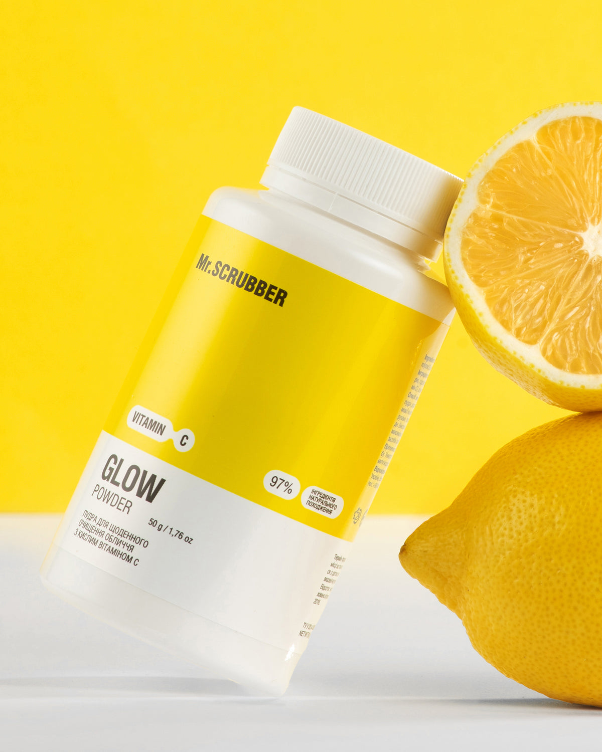 Mr.SCRUBBER Vitamin C Glow Powder — пудра для очищення обличчя, 50 г
