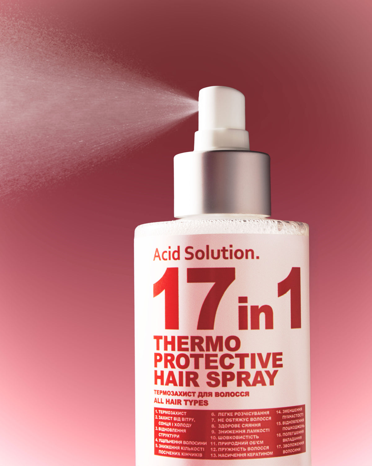17 in 1 Acid Solution — термозахисний спрей для волосся