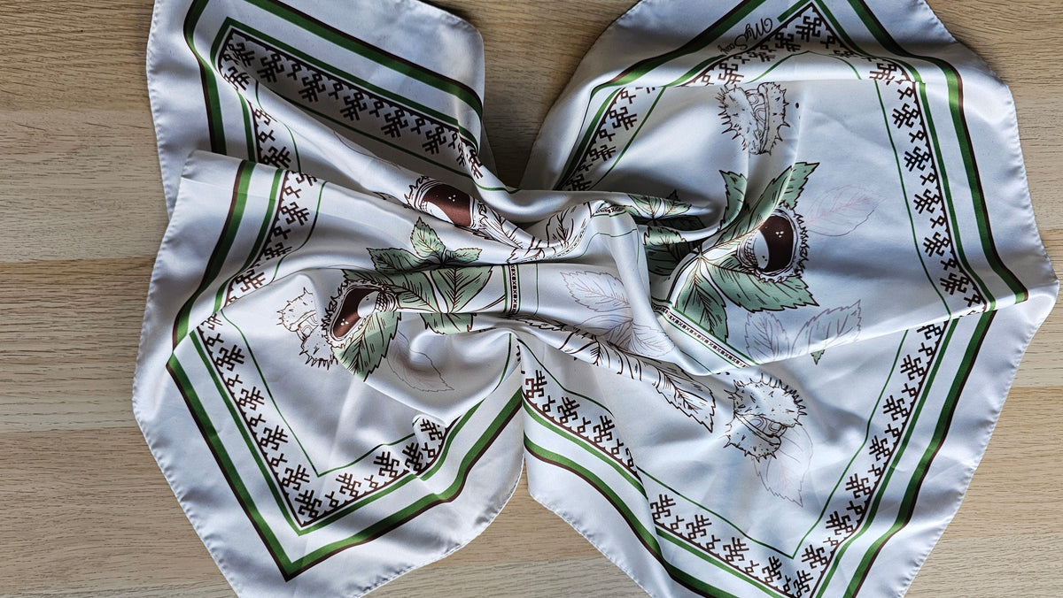 Дизайнерська хустка «Каштани» — My Scarf
