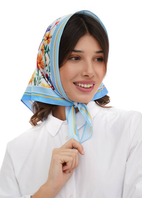 Дизайнерська косинка-бандана «Польові квіти» — My Scarf