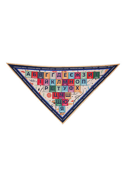 Дизайнерська косинка-бандана «Абетка» — My Scarf