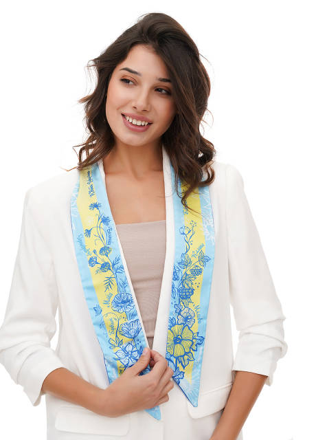 Двосторонній твіллі «Квіти України» — My Scarf