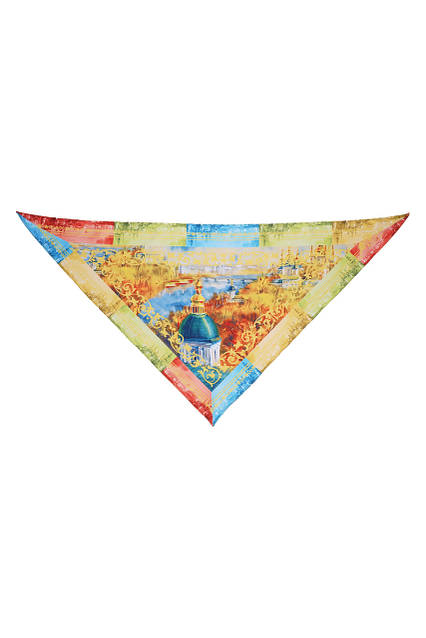 Дизайнерська шовкова хустка «Київські мотиви. Чотири сезони» — My Scarf