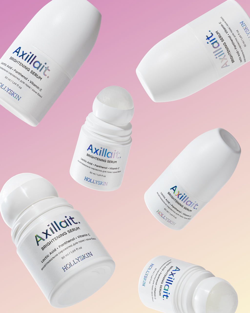 HOLLYSKIN Axillait — висвітлювальна сироватка для пахв та зони бікіні, 50 мл