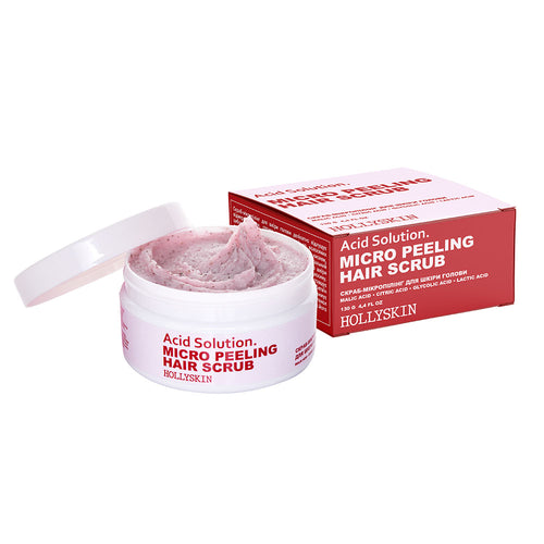 HOLLYSKIN Acid Solution — скраб-мікропілінг для шкіри голови, 130 г